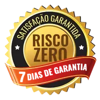 Satisfação garantida: risco zero, 7 dias de garantia