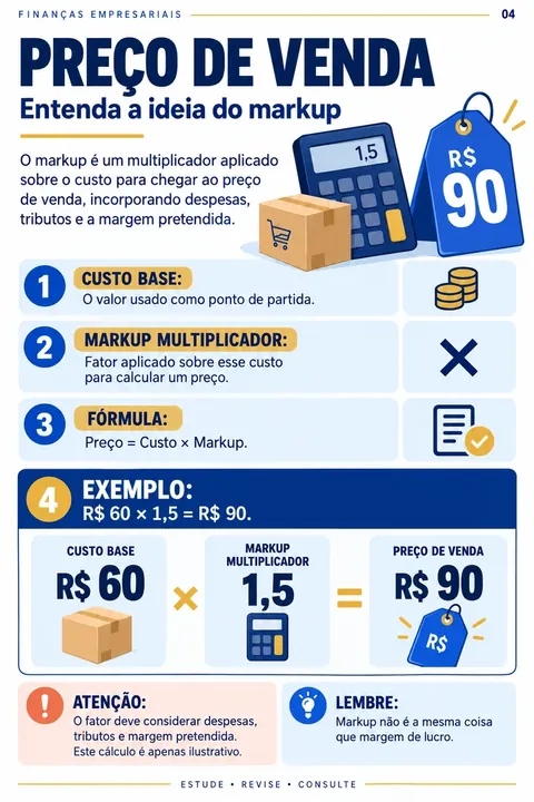 Preço de Venda — prévia de mapa visual