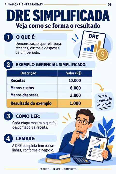 DRE Simplificada — prévia de mapa visual